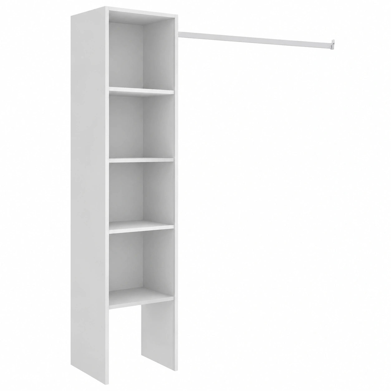 Armoire, 186 x 138 x 40 cm, coloris blanc, pour la chambre
