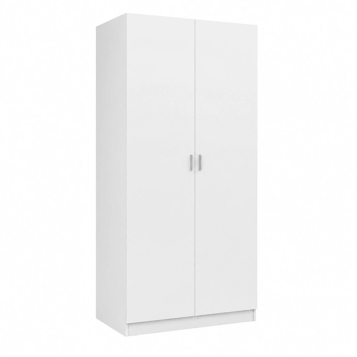 Armoire, coloris blanc, 90 x 52 x 200 cm, pour la chambre