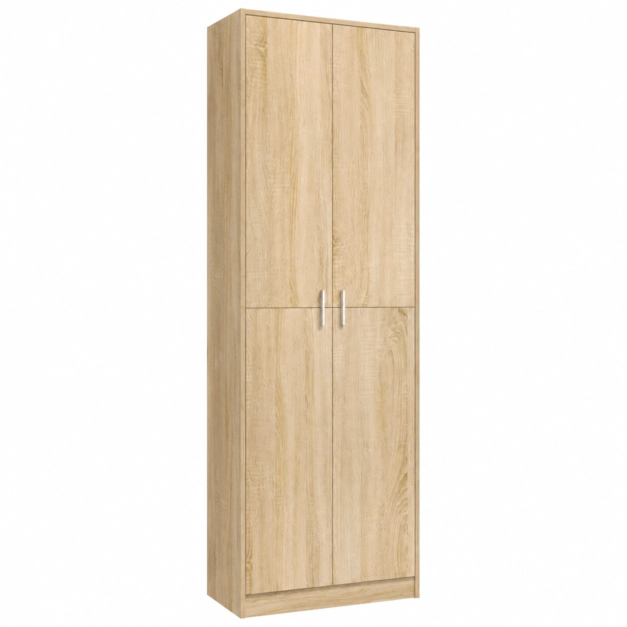 Armoire, en chêne, avec rangement, avec étagères, avec portes, 55 x 25 x 189 cm, pour la chambre