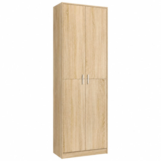 Armoire, en chêne, avec rangement, avec étagères, avec portes, 55 x 25 x 189 cm, pour la chambre