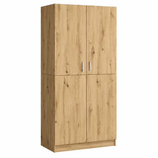 Armoire, en chêne, 90 x 52 x 200 cm, pour la chambre