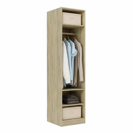 Armoire, en chêne, 50 x 50 x 200 cm, pour la chambre