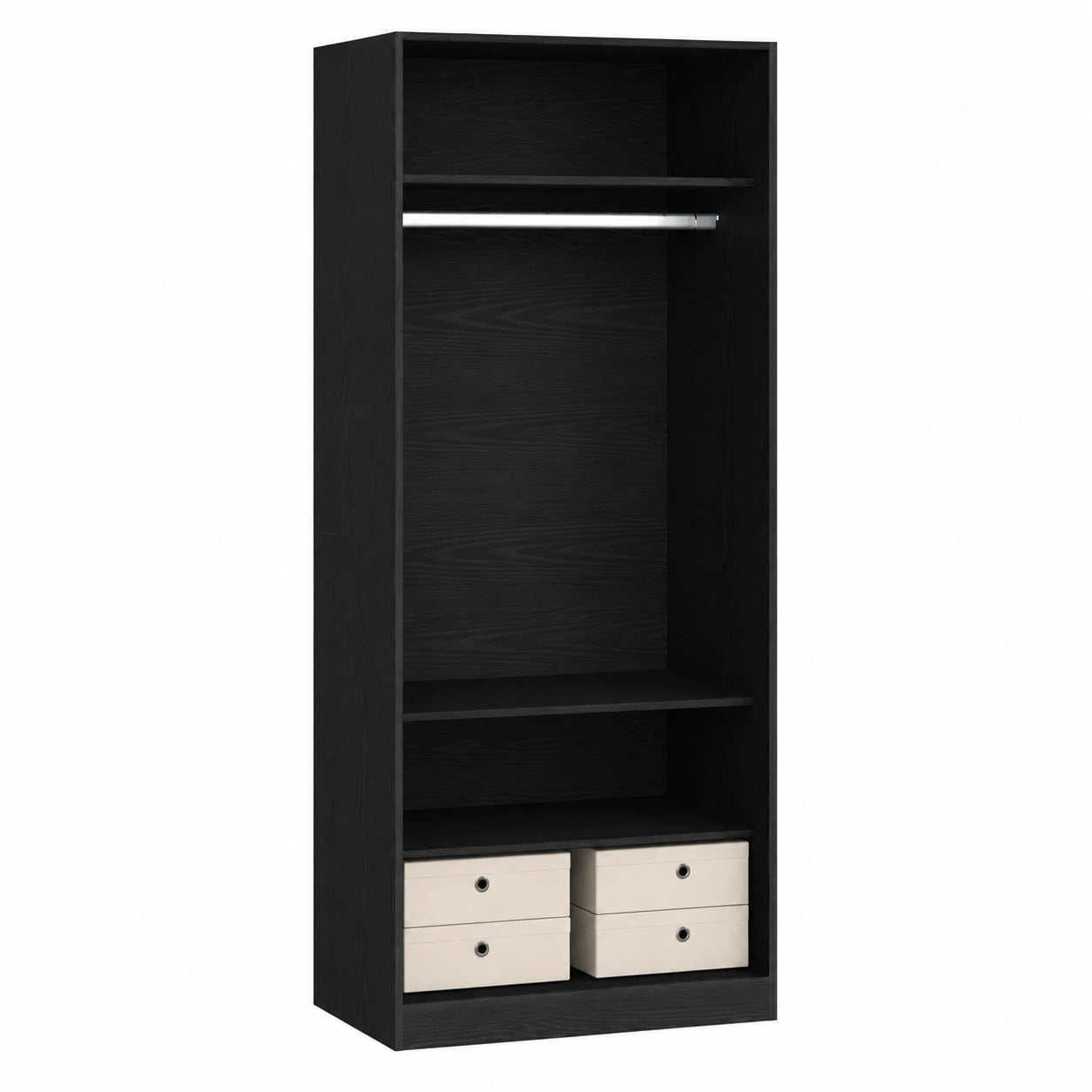 Armoire, en chêne, modulable, avec rangement, 80 x 50 x 200 cm, pour la chambre