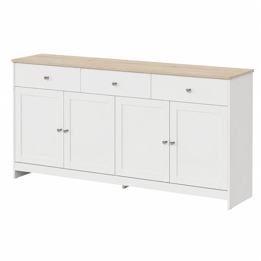 Armoire, réglable, avec tiroirs, avec étagères, coloris blanc, pour la chambre